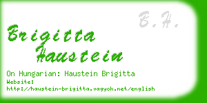 brigitta haustein business card